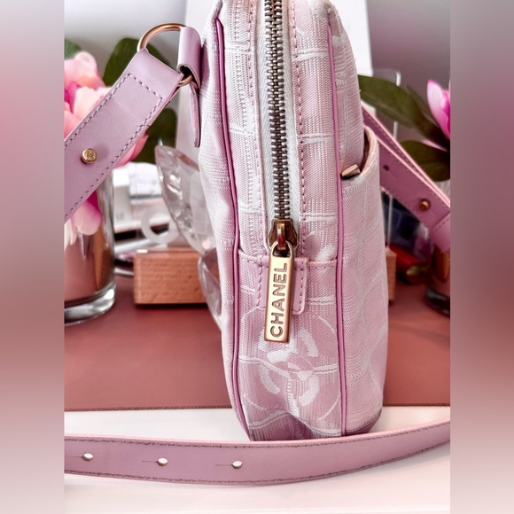 Pink CHANEL Belt Bag Crossbody Travel Line Multi Way Bag - Picture 5 of 16